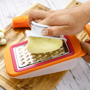Multi-purpose vegetable cutter stainless steel cutting board kitchen gadget combination planing vegetable and fruit cucumber grater slicer