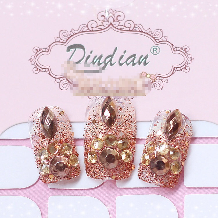 Estudio de uñas de novia parche de uñas falso uñas acabado desgaste extraíble manicura herramientas de uñas