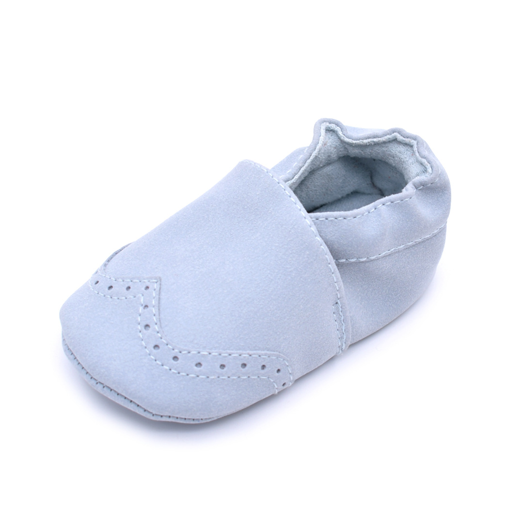 Babyshoes primavera y otoño nuevos zapatos de bebé de cuero mate 0-1 años de edad zapatos de niño de fondo suave 7 colores zapatos de bebé B605