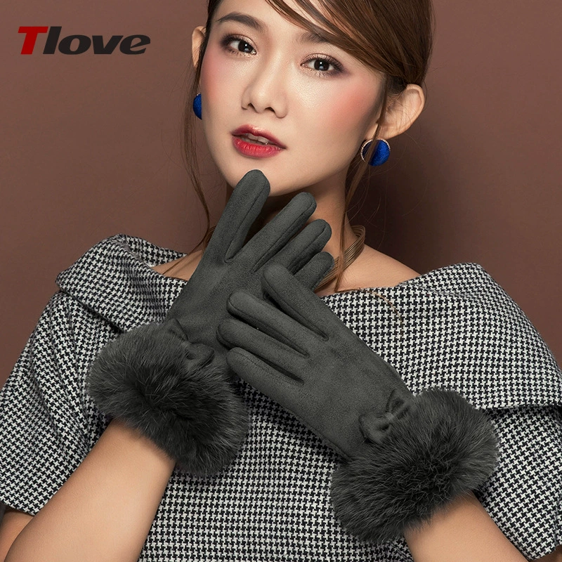 Перчатки, зимние милые лыжные утепляющие наборы велюра для учащихся начальной школы, корейский стиль