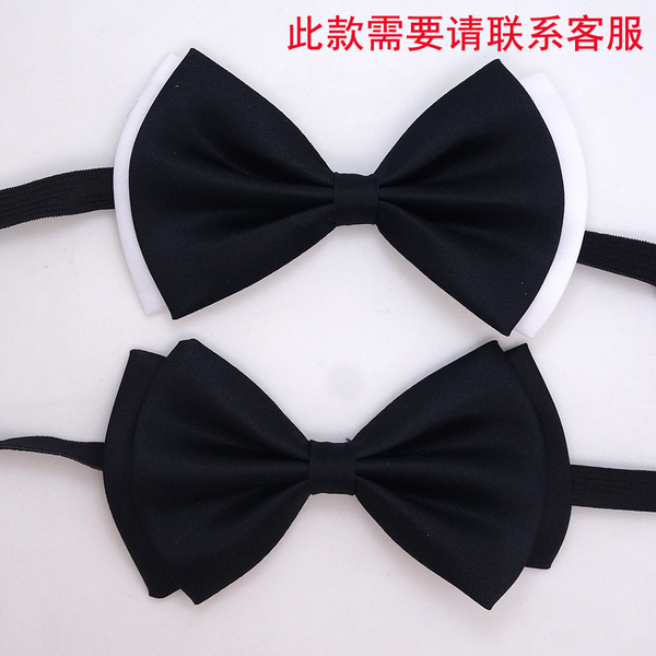 Children's bow tie with bow lapel pin