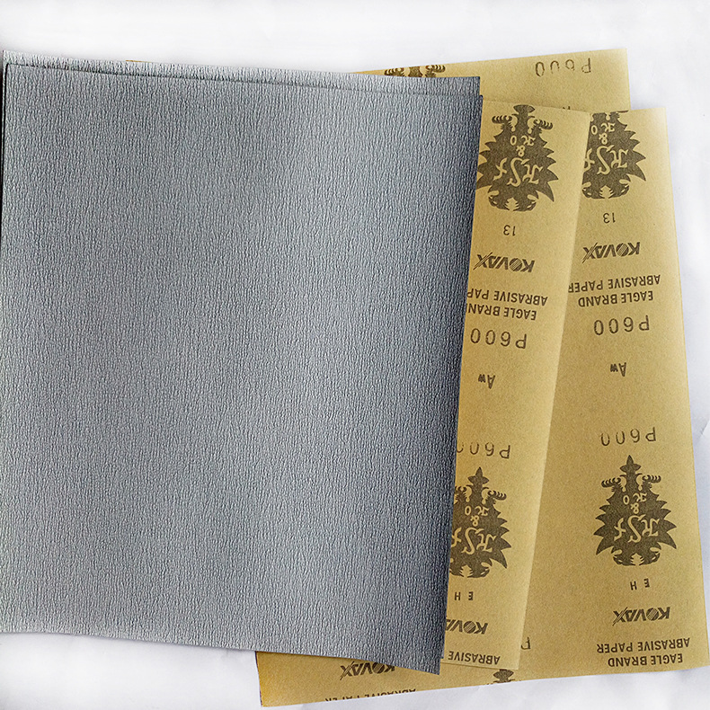 厂家供应 进口双鹰砂纸 家具五金油漆抛光白粉涂层打磨砂纸