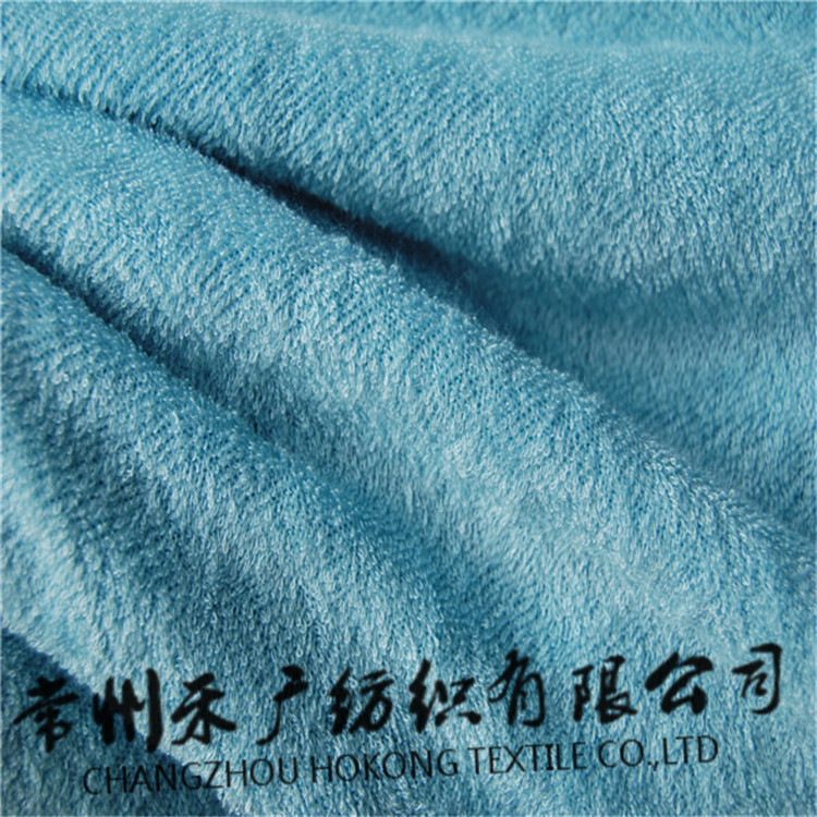 厂家供应70竹30棉 竹纤维双面毛巾布  浴袍面料