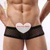 4120 ultra -low waist flat -angle black net eye
