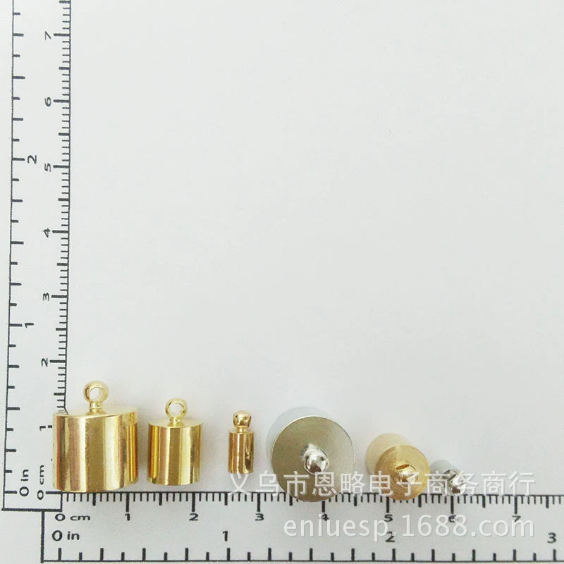 Оптовая продажа: фурнитура для рукоделия, медные колокольчики, концевики для браслетов, кожаные шнурки, застежки для ожерелий, утяжелители, пряжки