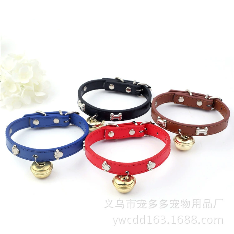 2021 новый ошейник для домашних животных новый сплав колокольчик цепочка для собак кошачий ошейник с колокольчиком милый кошачий ошейник