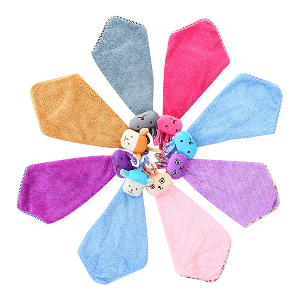 coral quick dry cute children's scarf