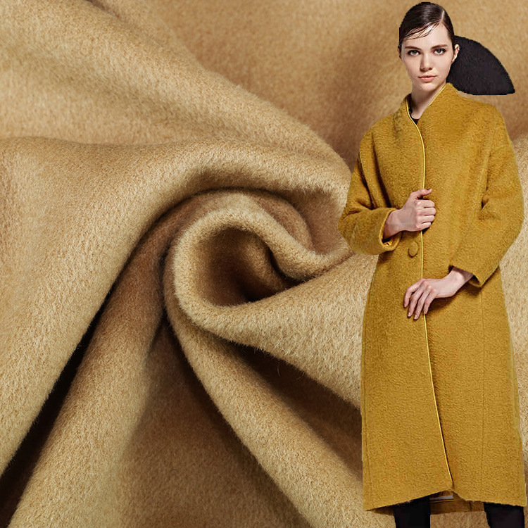 厂家直销染色富贵呢毛呢面料时装女装童装外套用布大衣面料批发