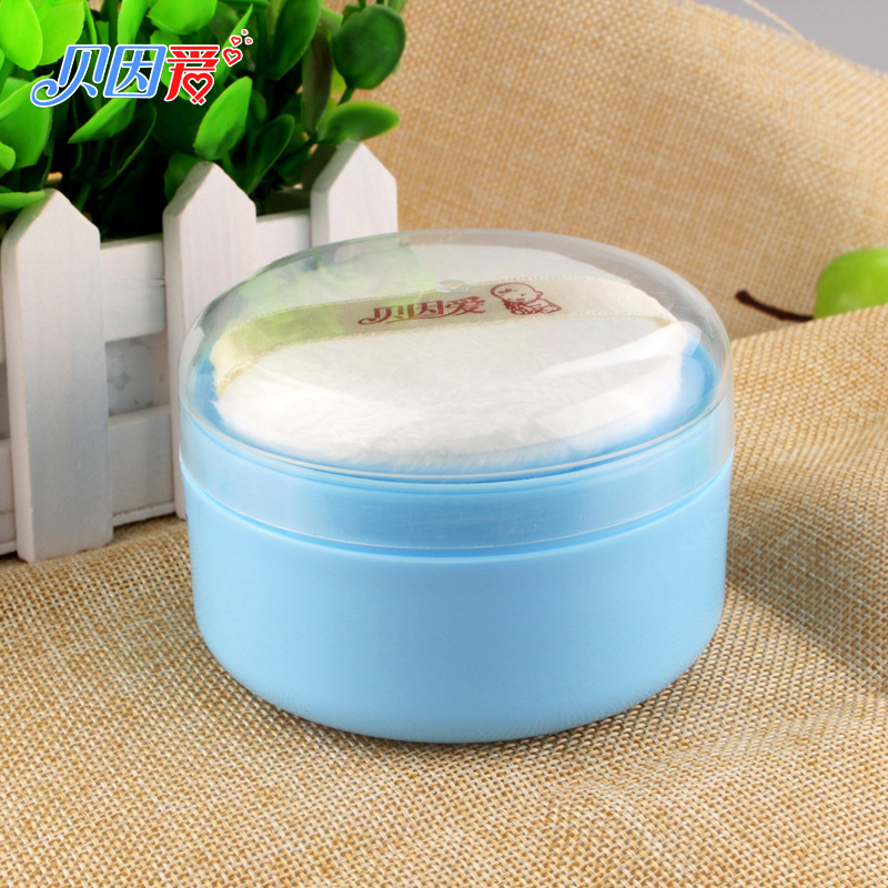 Beingai bebé cómodo compartimento portátil caja de polvo de talco para niños bebé con soplo de polvo supermercado transfronterizo