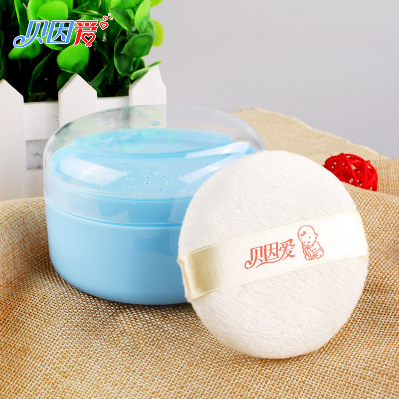 Beingai bebé cómodo compartimento portátil caja de polvo de talco para niños bebé con soplo de polvo supermercado transfronterizo