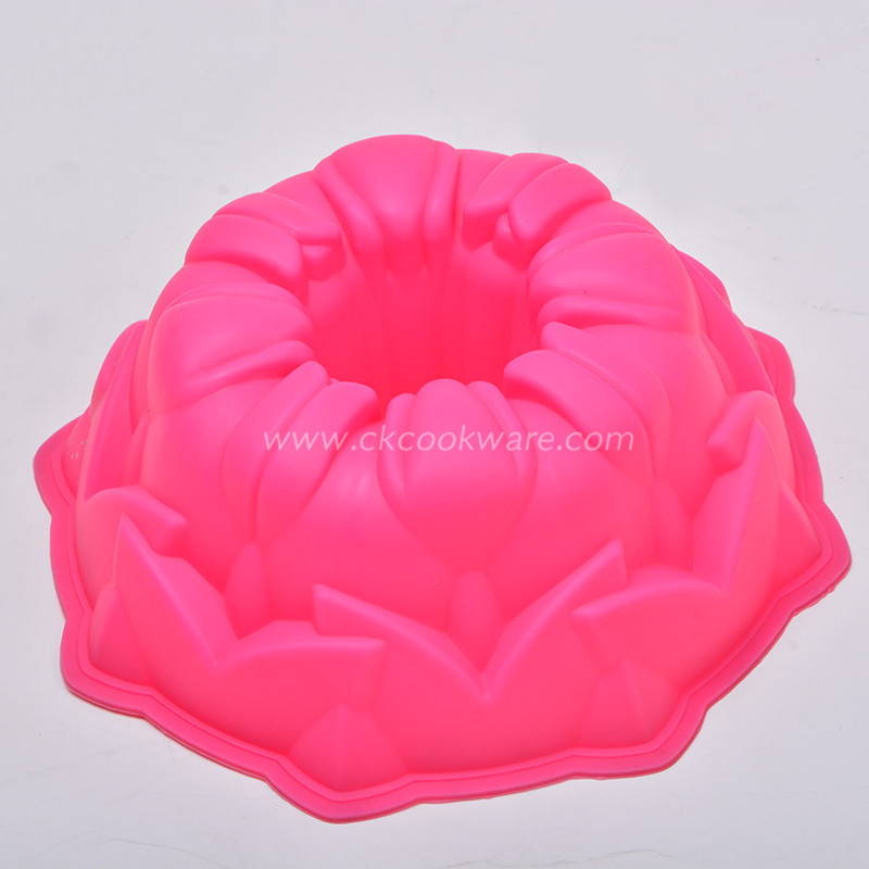 Cruz-frontera especial de grado alimenticio de silicona molde de la torta con la columna de bricolaje patrón mousse de pan herramienta para hornear