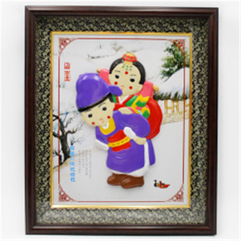 South Korea photo frame resin Korean doll hanging frame picture frame bride and groom wedding pendant wedding gift