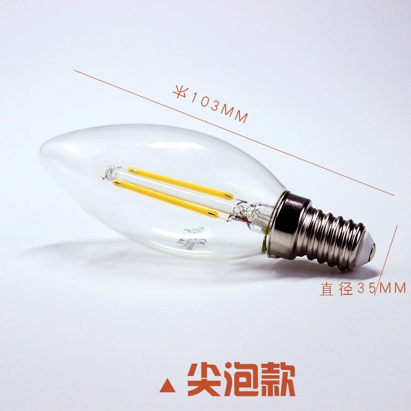 LED лампа, свеча, потолочная лампа, источник света, с винтовым цоколем, 110В