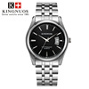 Men's trend fashionable steel belt, waterproof calendar, watch, Aliexpress