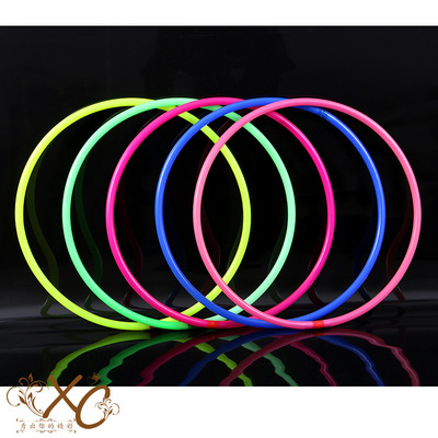 children Plastic hu la hoop children Color circle kindergarten pupil train Gymnastics pe Color circle