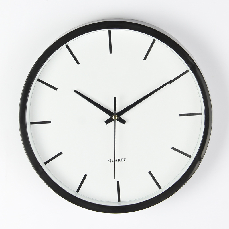 Modern Simple 10 Inch Silent Scanning Wall Clock Bedroom Study Wall Clock Living Room Children's Room Clock