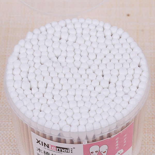 Disposable cotton swabs
