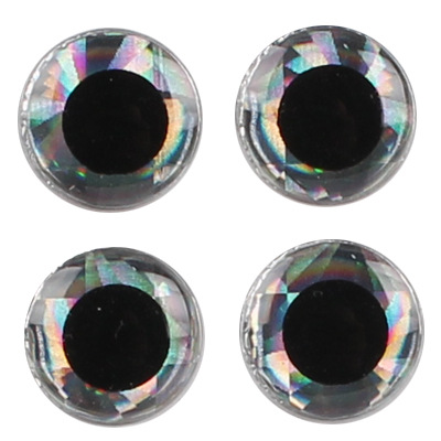 Nueva 3D Luya animal ojo 3456mm cebo ojo pegatinas biónico ojo de pez falso cebo Luya artes de pesca Pesca