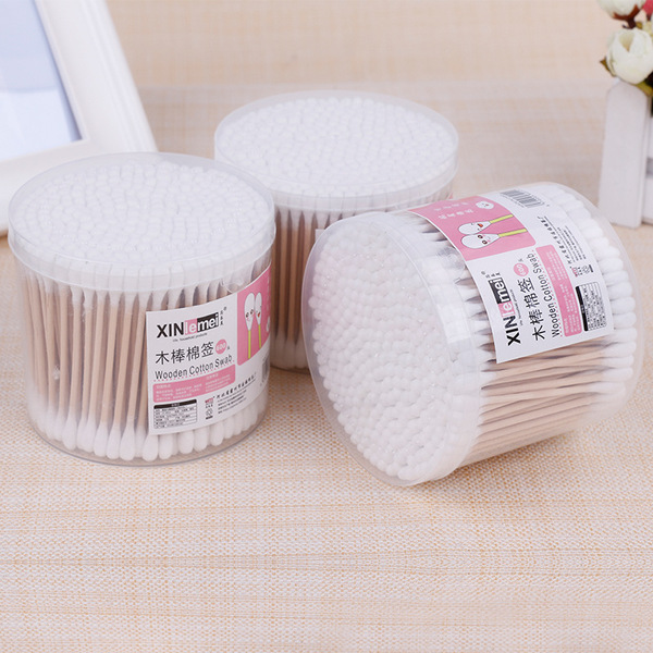 Disposable cotton swabs
