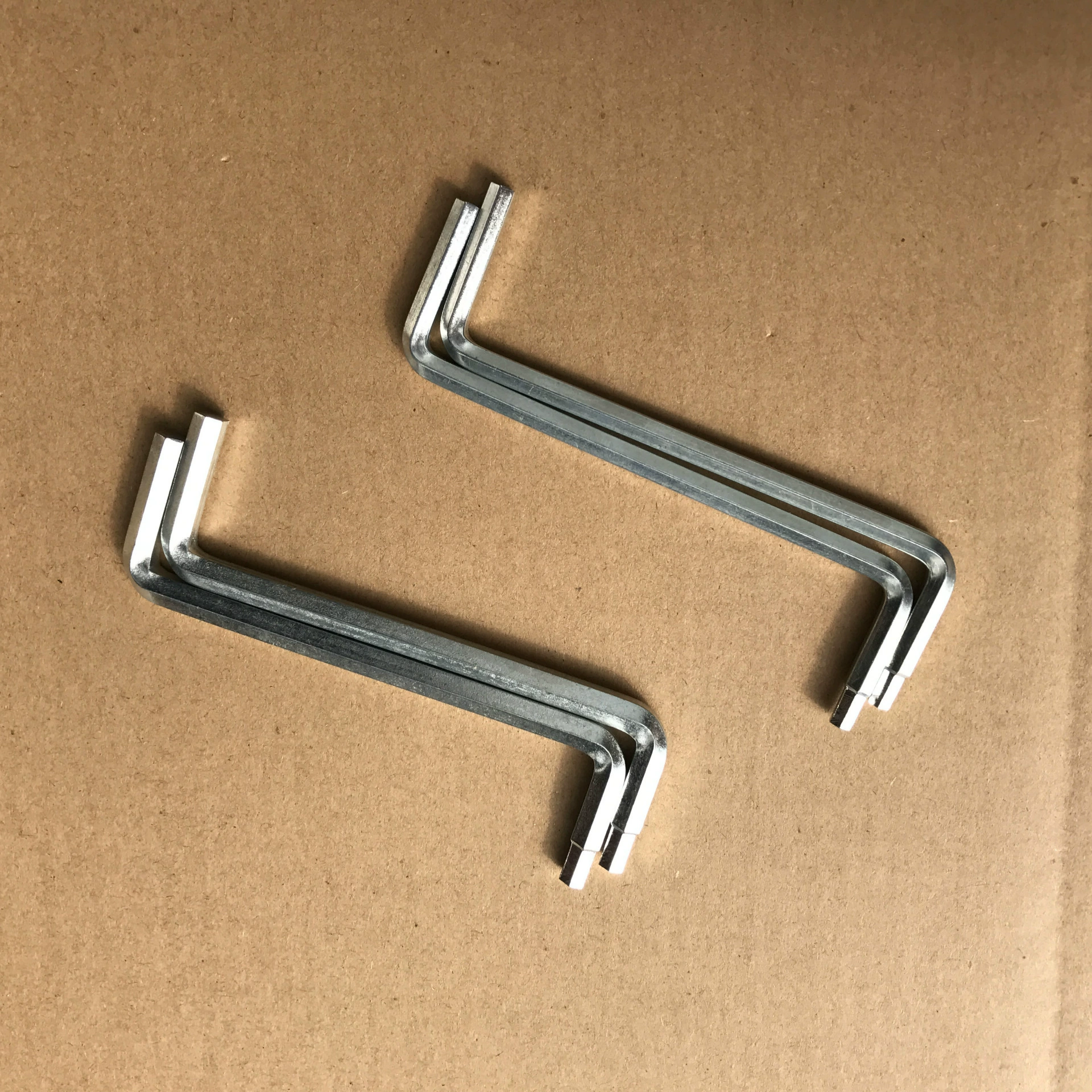 Шестигранный ключ с прямой оцинковкой № 4, № 5, № 6, 2-в-1 Z, L-образный шестиножный инструмент с шестью ножками.