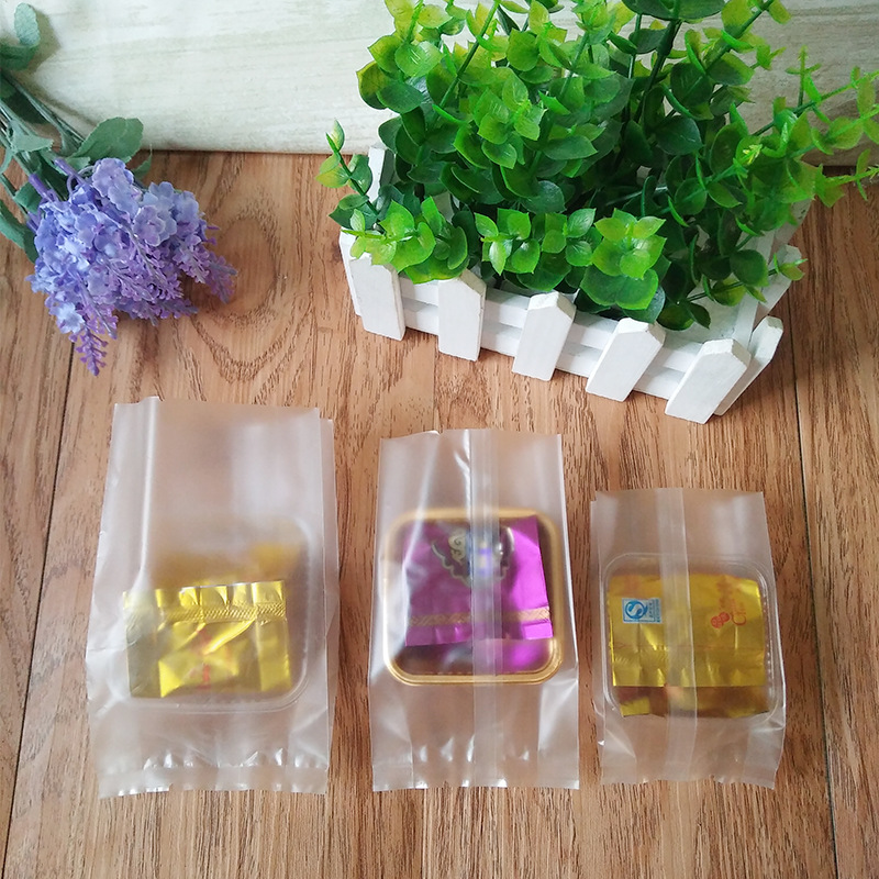 现货供应15-125克中秋月饼包装袋机封袋 100个/件 磨砂花茶包装袋