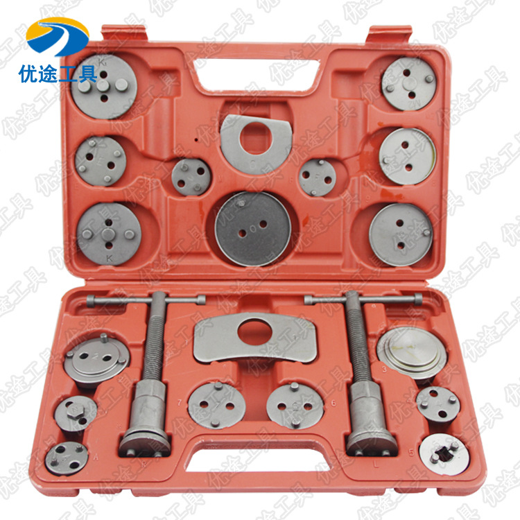 21件正反刹车分泵调整器 汽车刹车片更换维修套装 刹车泵调整工具