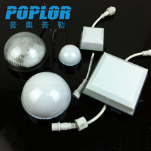 LED点光源内控七彩外控单色圆50/100mm高压220V外墙工程亮化像素