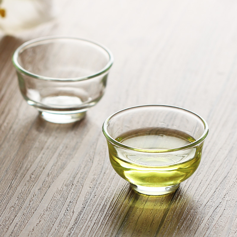 Glass transparent tea cup