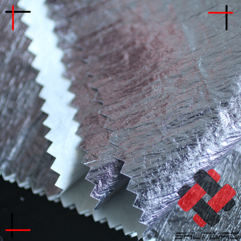 Shun Yao 380T Nylon Wrinkle Bronzing Fabric Metallic dark gray silver Nylon Fabric Shun Yao 380T Nylon Wrinkle Bronzing Fabric Metallic dark gray silver Nylon Fabric