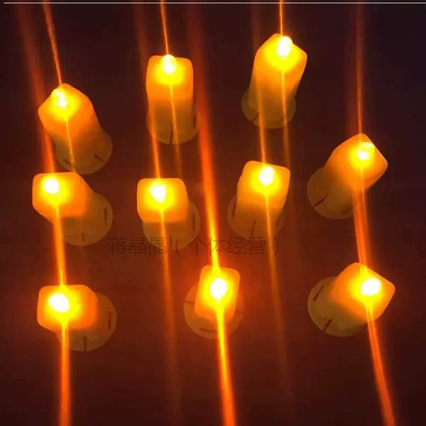 Lantern Wick electronic candle lamp Mid-Autumn Lantern Festival electronic colorful lights DIY children lantern lamp
