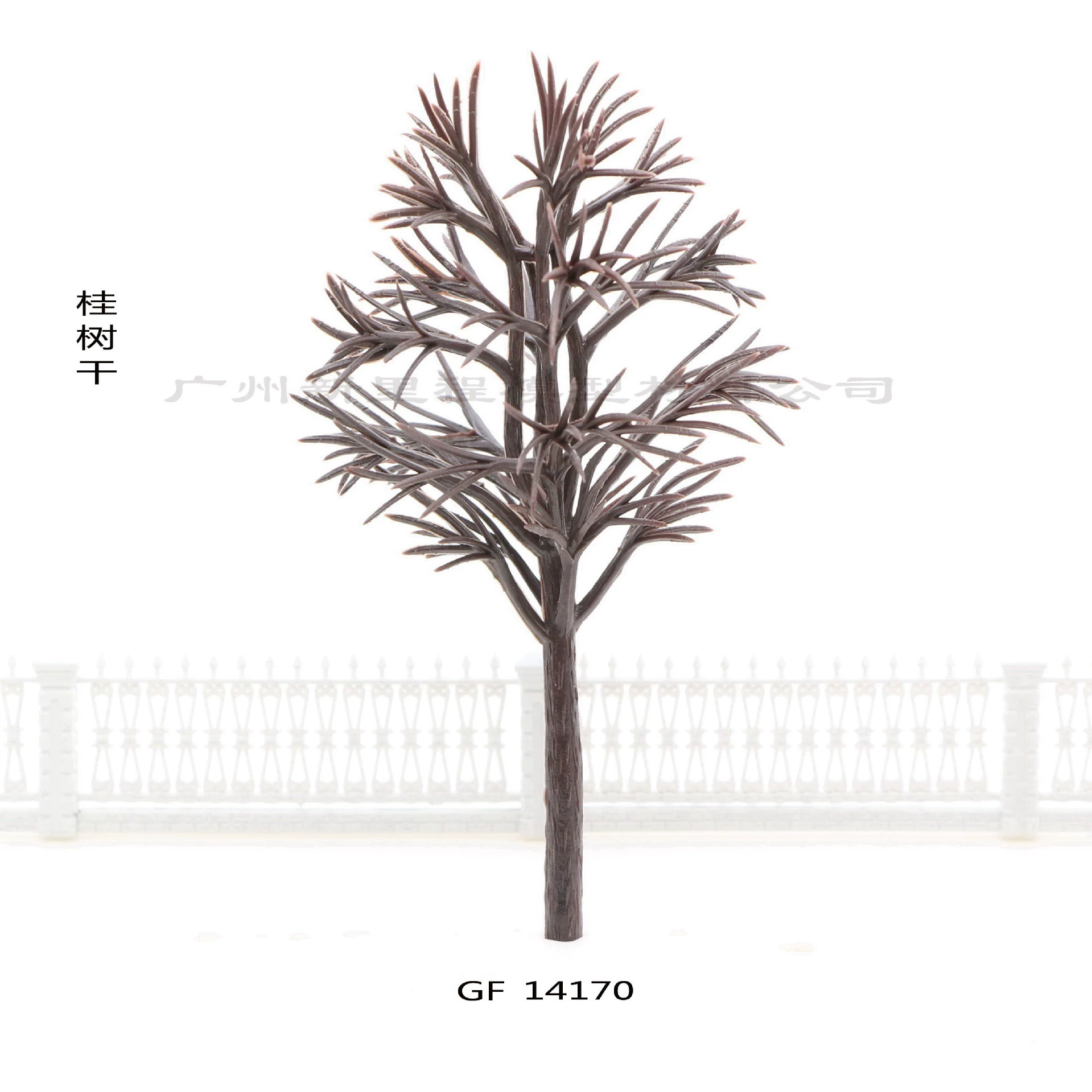 Столб османтуса GF серия микроландшафтная модель дерева песочный стол маленький столб дерева Строительная модель профиль