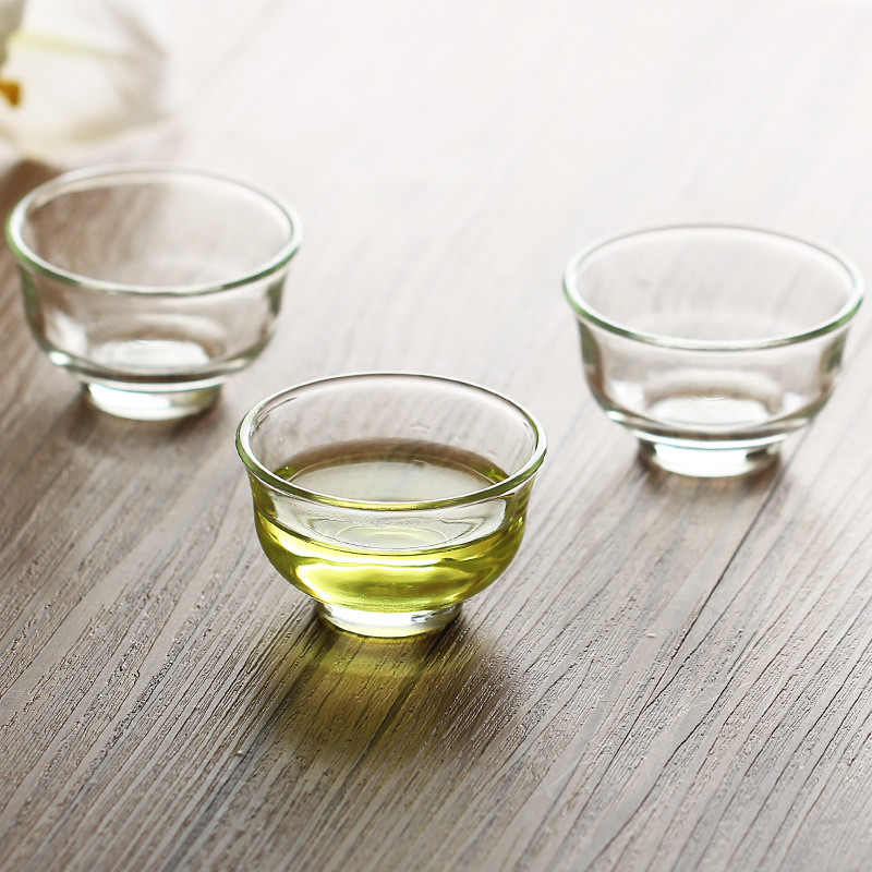 Glass transparent tea cup