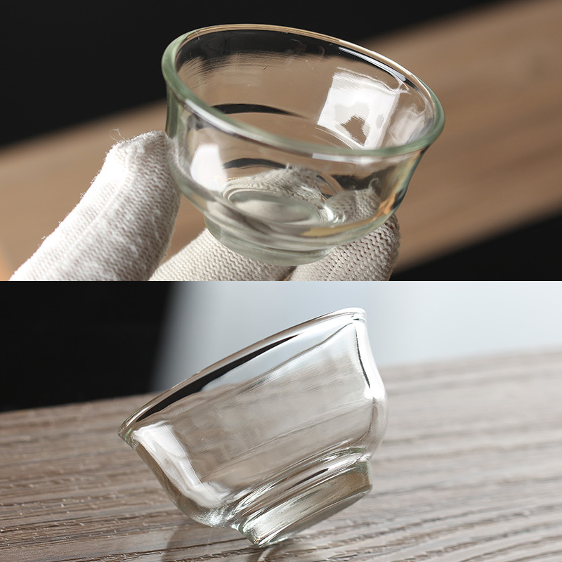 Glass transparent tea cup