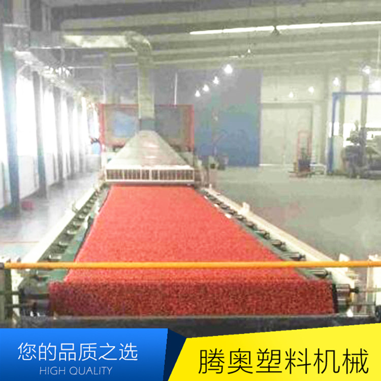 生产PVC双色地毯地垫生产设备 PVC喷丝多色汽车脚垫