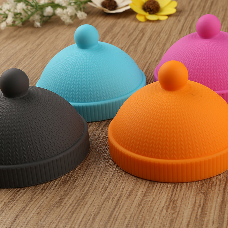 现货直销多彩生活日用制品杯盖 硅胶杯盖 创意七彩硅胶盖厂家批发