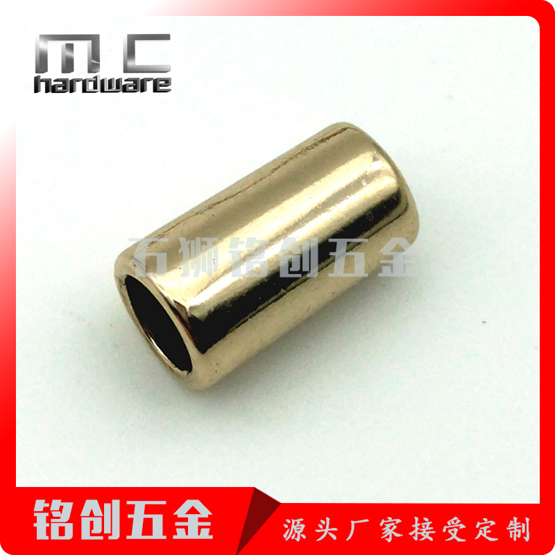 批发锌合金绳扣  圆柱形状金属吊钟  外套圆形帽钟  厂家供应