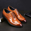 Men's footwear English style for leather shoes, classic suit, plus size