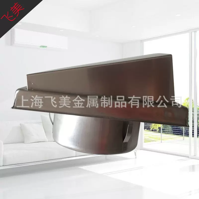 不锈钢304材料  方形出风口 150mm 不锈钢通风口   外墙防雨帽