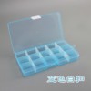 15 grid transparent plastic box demolition and classifiers parts grid box organizes component PP plastic storage box wholesale