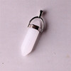 Quartz, organic agate crystal, bullet, necklace, pendant, wholesale