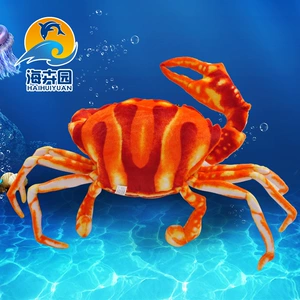 Large crab simulation doll pillow ocean plush pillow personalized gift creative doll direct wholesale
