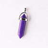 Quartz, organic agate crystal, bullet, necklace, pendant, wholesale