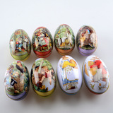 Жестяная коробка для пасхальных яиц, праздник полнолуния, коробка для яиц, свадебная жестяная коробка для конфет, рождественская жестяная коробка для хранения, декоративная коробка