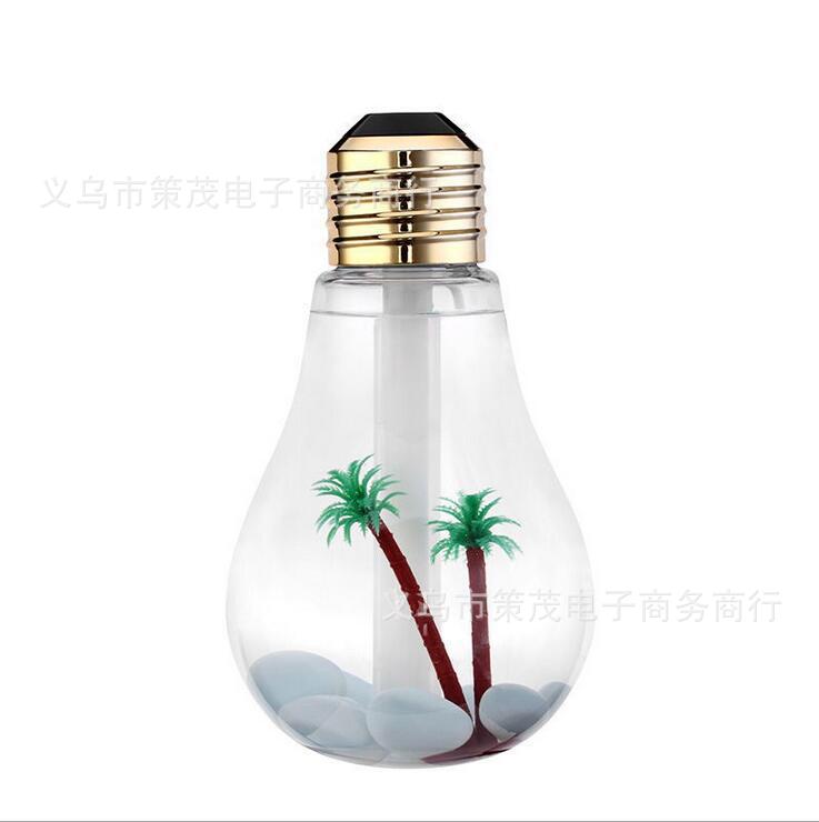 Humidificador de lámpara de color creativo mini-USB para la oficina luminosa luminosa humidificador de lámpara de noche