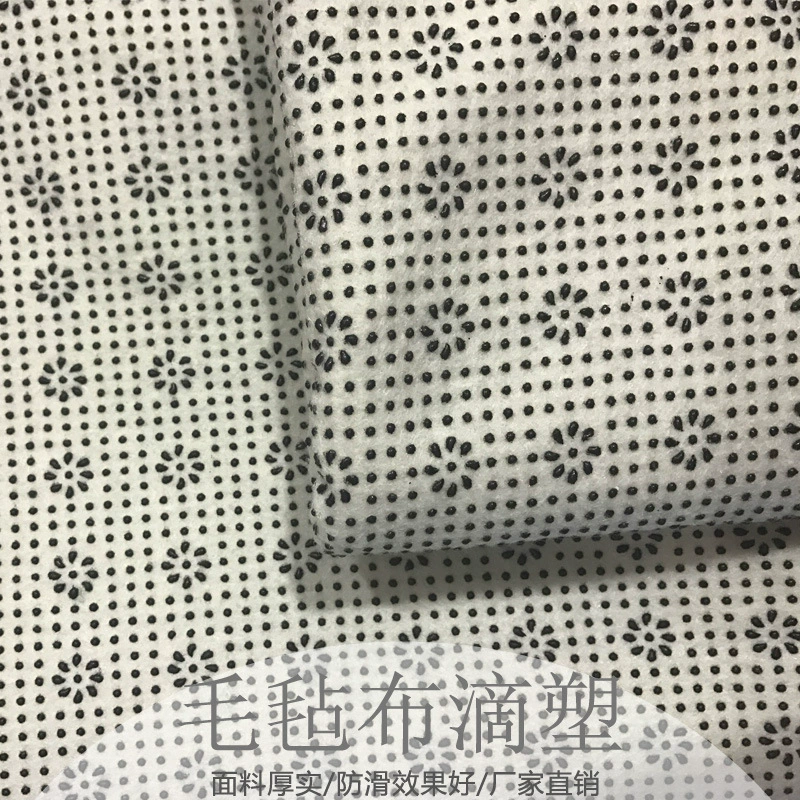 Новая пластиковая фетровая ткань в форме цветка сливы в горошек, пластиковая ткань, нетканая ткань, подушка для сиденья, напольный матрас, стелька, нескользящая нижняя ткань