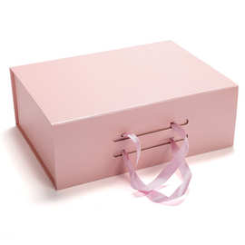现货批发大号背包礼品盒精美通用折叠鞋盒手提翻盖衣服礼物包装盒