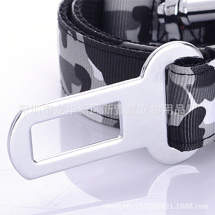 En stock al por mayor cuerda de tracción para mascotas hebilla de seguridad cinturón de seguridad del coche hebilla de cinta hebilla de metal inserto de metal