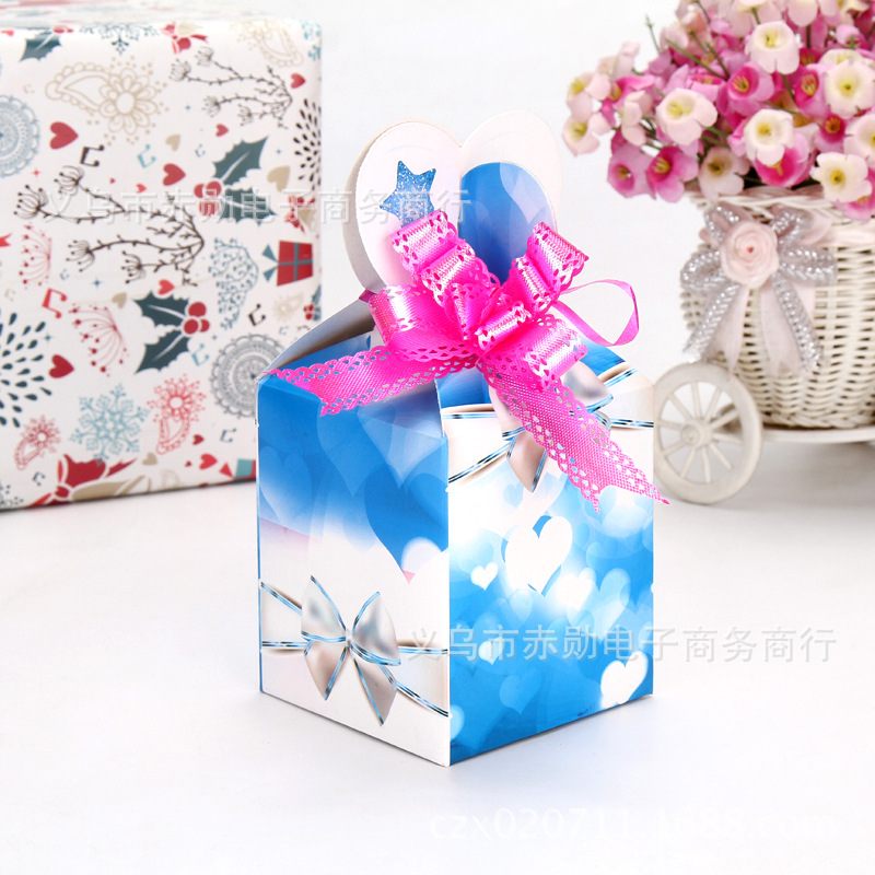 N ° 18 de encaje hueco del arco iris de La Flor de la mano sacó la decoración de embalaje de regalo bolsa de Navidad manzana boda celebración decoración cajón