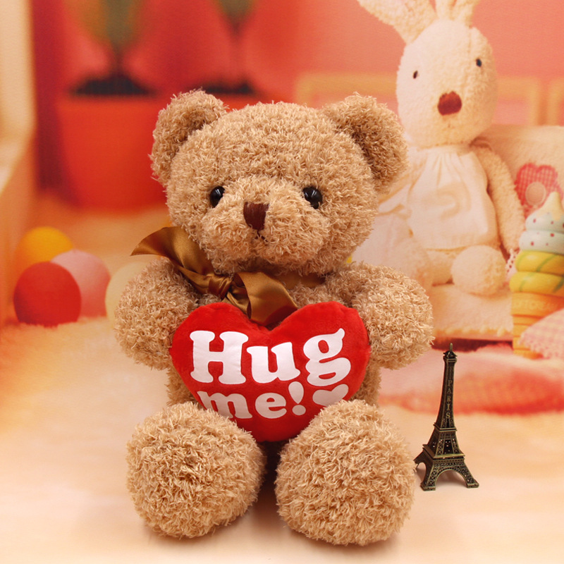 No es secreto su regalo original amor oso pareja juguete de peluche grabación hablando oso Regalo De vacaciones abrazo