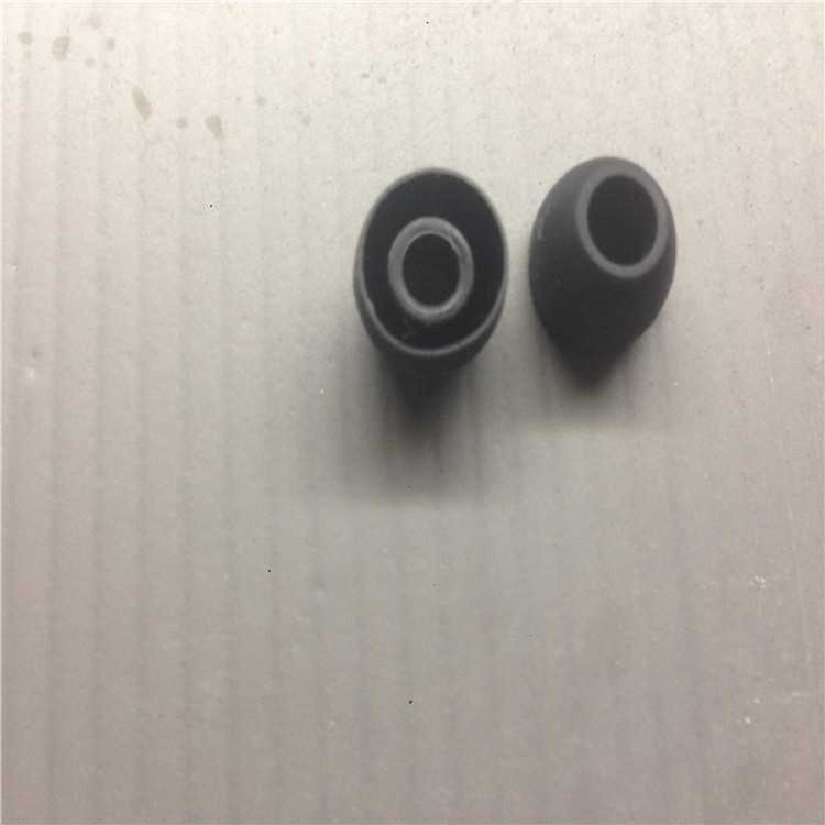 Fabricante de accesorios para auriculares tapa de silicona transparente auricular de dos colores caja de embalaje enchufe de silicona tapones para los oídos de protección socket de silicona